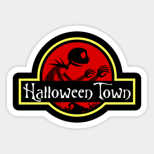 Halloween Town Sticker